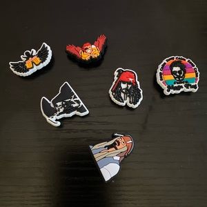 Johnny Depp Croc Charm Set🐊 New!